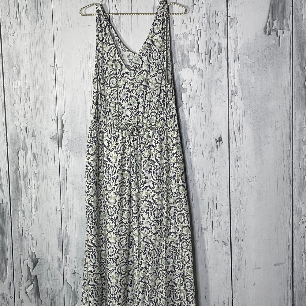 Lucky Brand Floral Vine Maxi Dress Sz XL NWOT
